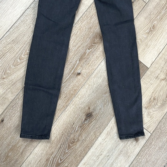 Frame Denim Black Le Skinny de Jeanne Jeans - Picture 8 of 11